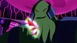 Vilgax with the crystal.