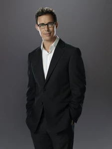Thawne (while in his Wells disguise) in a promo character poster.