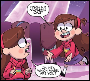 Anti-Mabel's first appearance.