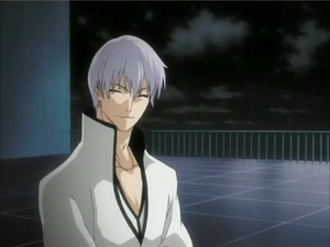 Gin talking with Aizen about whether he's enjoying himself]]