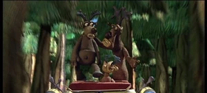 "Oh for for goodness sake. How can we have a decent fight if you going to have a ghastly heart to heart?".