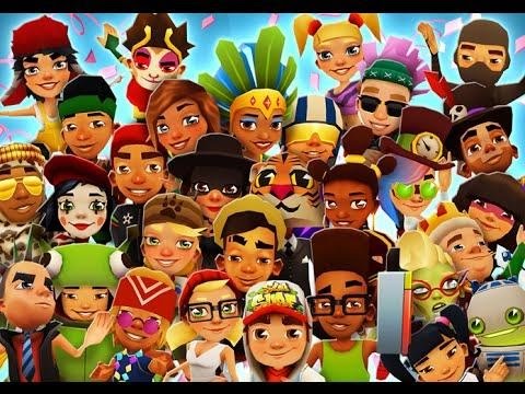 Subway Surfers - como ter todos os personagens e boards - 2012 - 2017  (ATUALIZADO) ☜═㋡ 