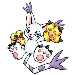 Tailmon (Gatomon) without her Holy Ring on her tail.