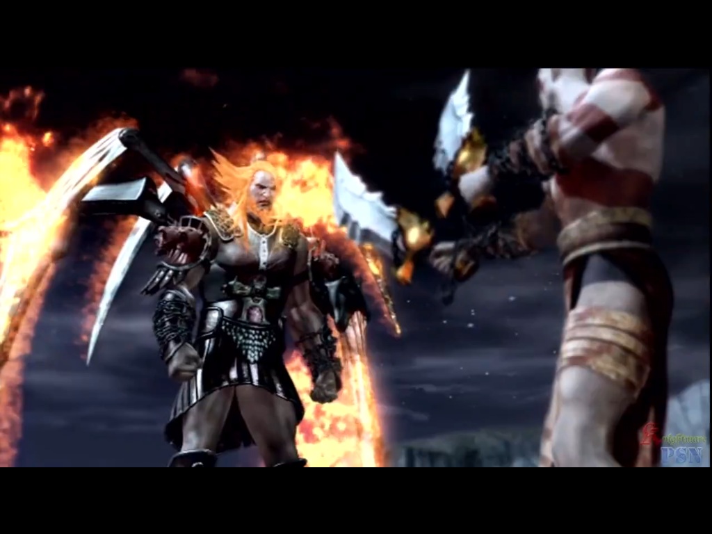 god of war kratos vs ares