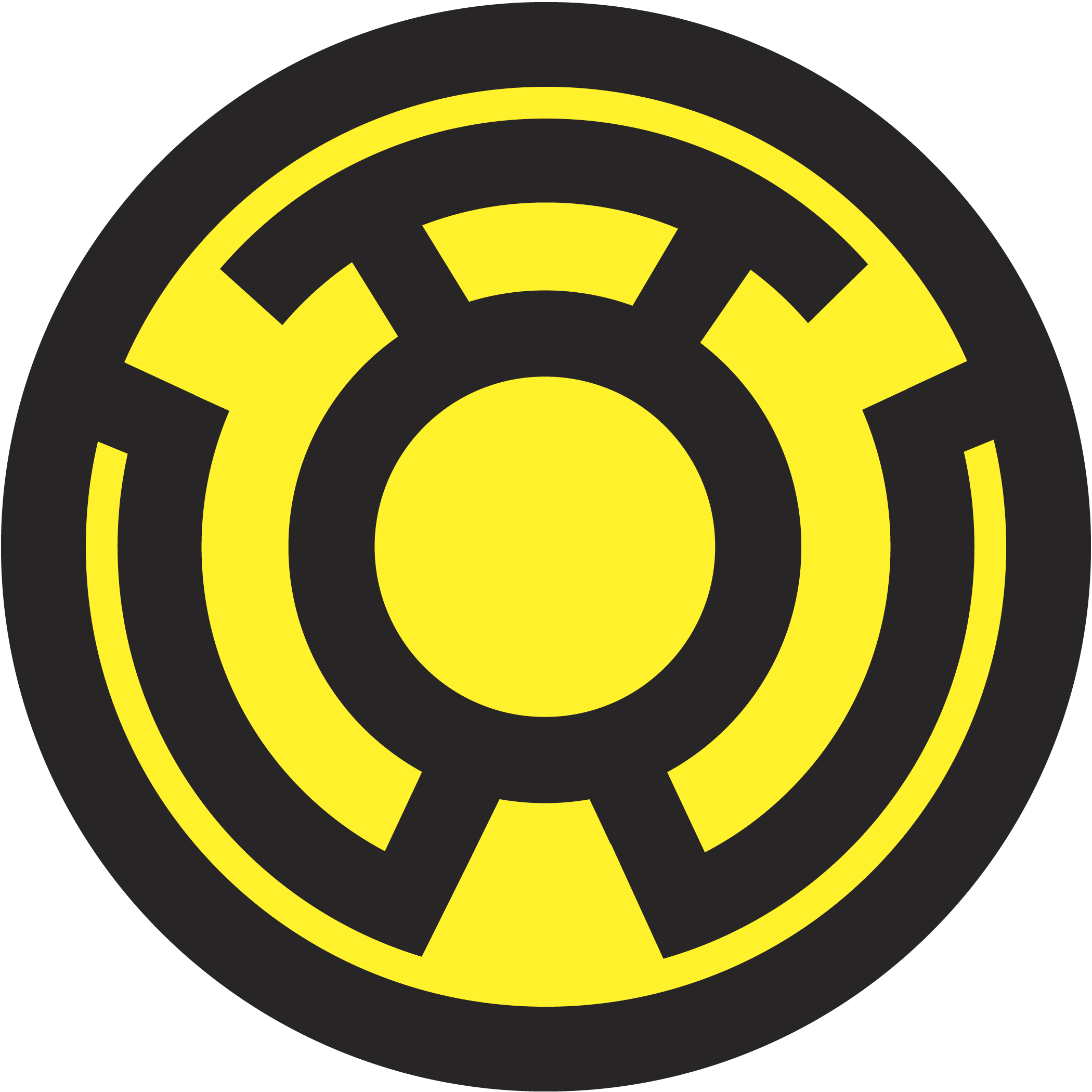 Logo de sinestro corp