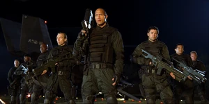 Sarge with his squad.