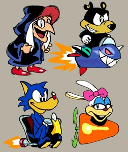 IDW witchcarter character studies.jpg (68 KB) Concept art for IDW's Tails' 30th Anniversary Special.