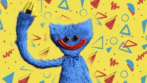 Huggy's new model as seen on the thumbnail of Mob Entertainment's Channel Trailer.