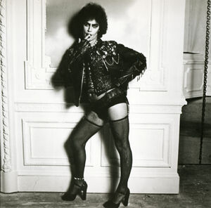 Frank chilling and smoking cigarette.