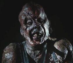 Victor Crowley after being burned