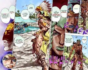 -5EtRPd9SHHMxev1Ge-kDstANFFrUCK1KFxFmAe15xc.webp (574 KB) Sandman giving his real name to Johnny Joestar.