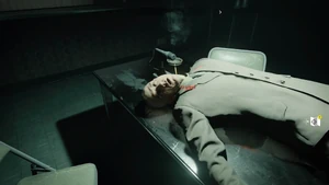 Charkov's corpse after being killed by Ivanov (player-determined).