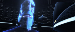 Dooku accuses the Republic of murdering the sponsor of their peace treaty, Mina Bonteri.