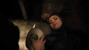 Jim unmasking Ecco.