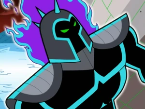 The Fright Knight after helping Danny save the Earth and the Ghost Zone