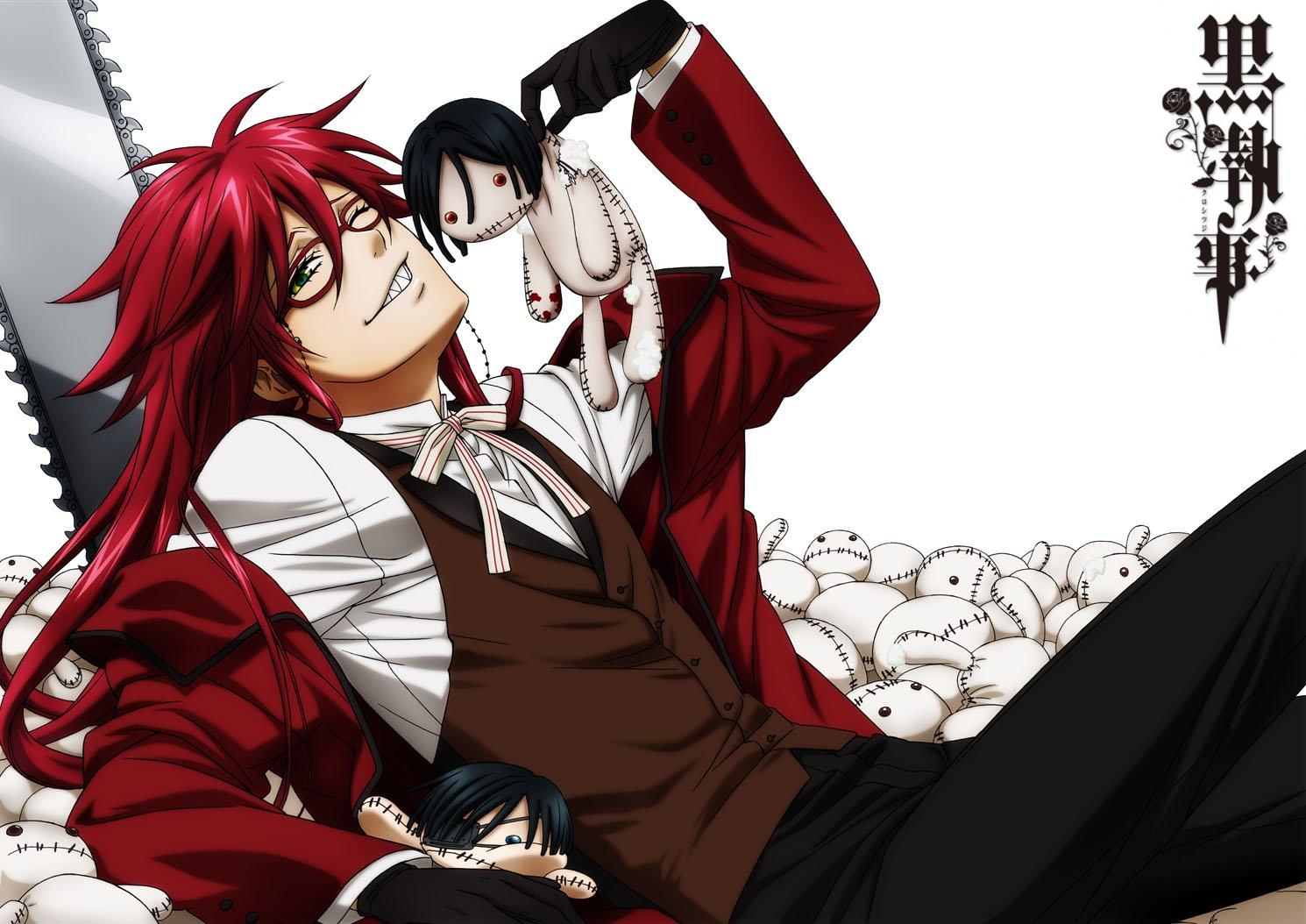 Mobile wallpaper: Anime, Black Butler, Grell Sutcliff, 908680 download the  picture for free.