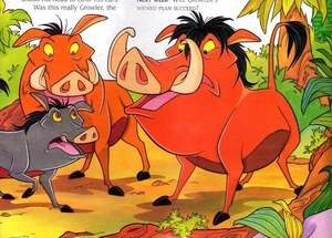 Growler tricking the Chief Warthog into thinking that Pumbaa wants to take over.