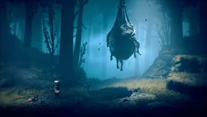 LN2HunterVictims.jpg (205 KB) A massive sack containing the dead bodies of those who perished to the Hunter.