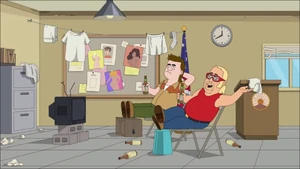Robby and Delbert after taking over Paradise P.D..