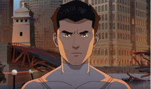 Viltrumite Invincible's appearance in Season 3 of the animated series.