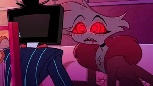 Vox hypnotizing Angel in a flashback.