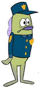 The Fish Guy as Guard 2