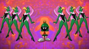 Marvin the Martian & the female Instant Martians