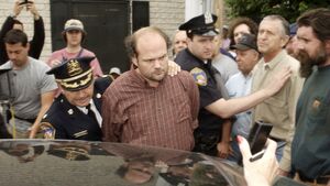Valchek publicly arrests Frank Sobotka.
