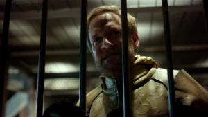 Eobard scolding Barry for the selfishness.