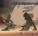 Sipho in their wolf form.
