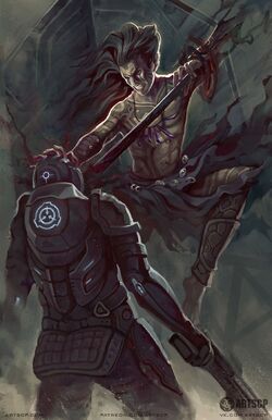 SCP-076-2 vs Deathstroke by ToxicMouse77 on DeviantArt