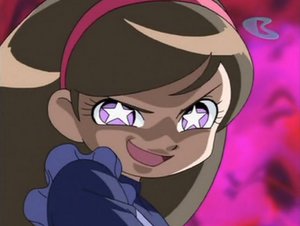 Miko's evil grin.