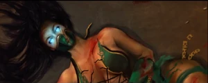 Jade possessed by the mysterious woman.