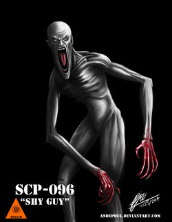 SCP 096 - the Shy Guy in 2023  Scp-096, Dark evil, Monster pictures