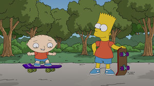 Stewie Griffin & Bart Simpson