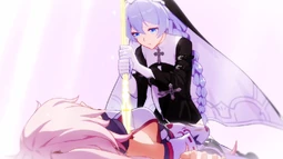 Sakura being sealed by Kallen (First Samsara).