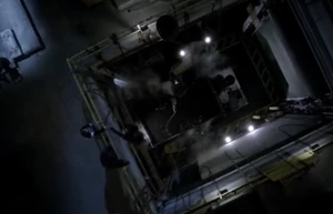 Monteleone is dropped into the tar pit.