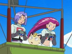 Team Rocket in Air (DP047)