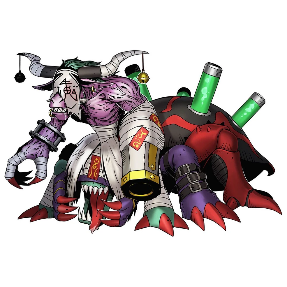希少✨motion by HOMMON 　ホンモン　クロコダイル　じみけん Omekamon - Wikimon - The #1 Digimon wiki