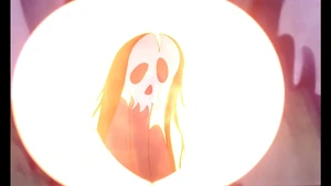 Baigujing as seen through Sun Wukong's Golden Gaze.