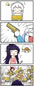"Girls with toys."