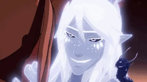 Aaravos telling Khessa what happened to her grandmother before killing her.