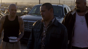 No-Doze joins Gonzo in guarding Tuco.