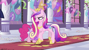 Cadance 'if we were celebrating a six-year-old's birthday party' S2E25