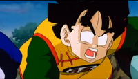 Gohan coughs up spit2