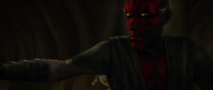 Maul threw Sugi aside through force of will.