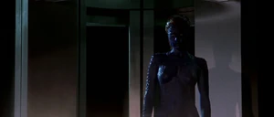 Mystique in X-Men film.