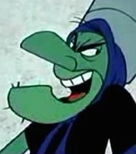 The Sea Hag in the cartoons