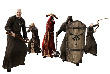 Los Illuminados Monk (w/ skull face and crossbow) | Resident Evil