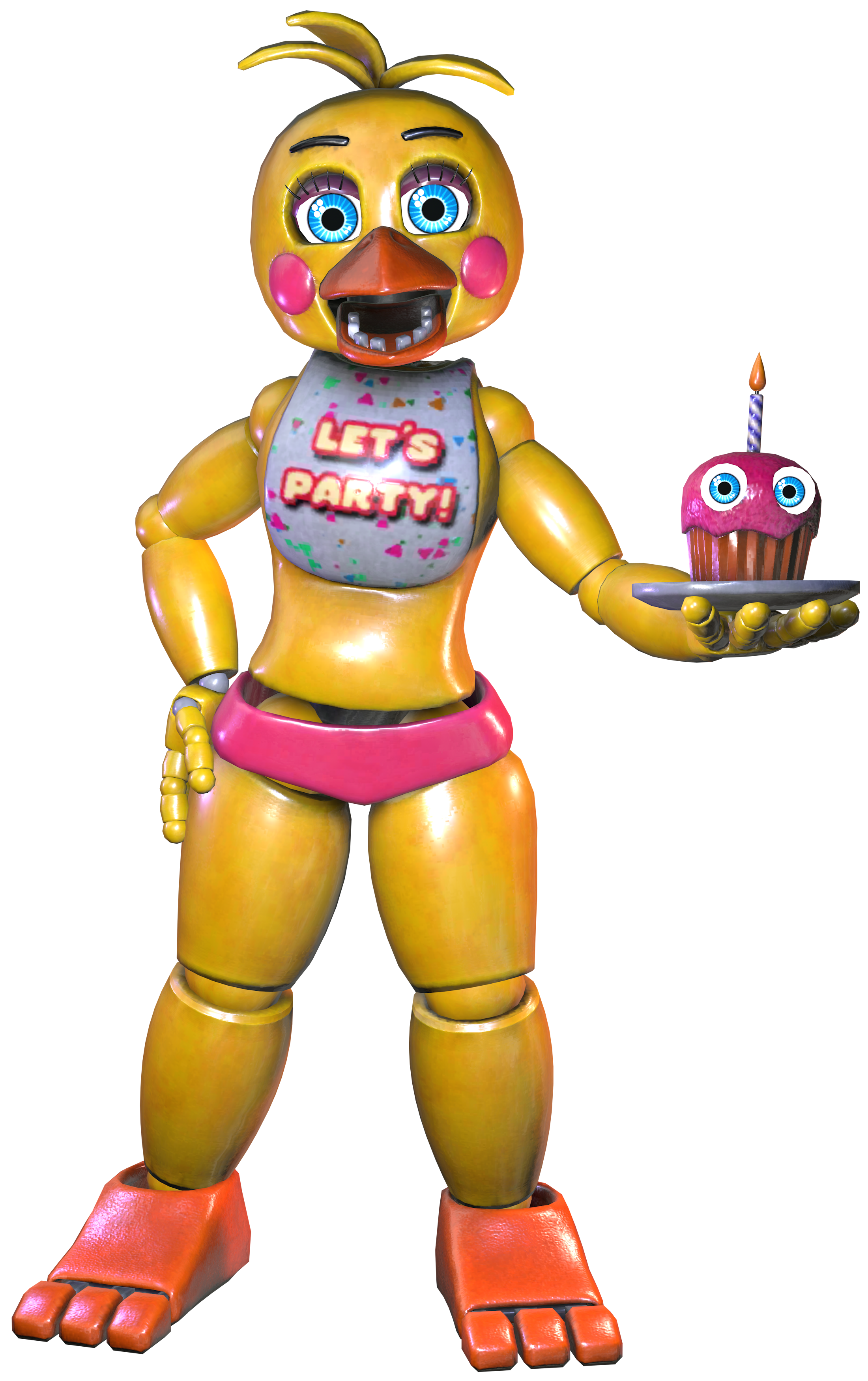 f naf 2 toy chica fan art